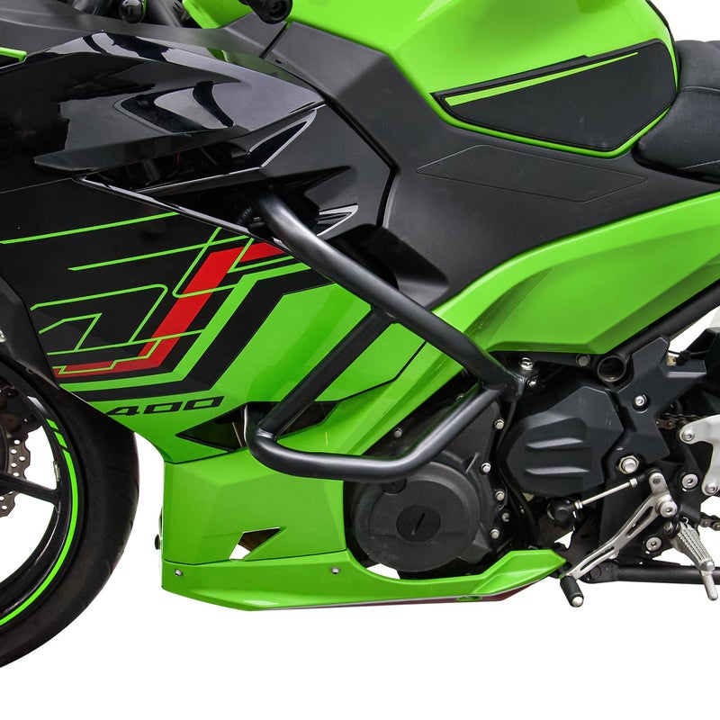 Lorababer Motorcycle Engine Guard Highway Crash Bar Fit for Ninja 500 2024-2026 Ninja400 2018-2026 Ninja250 2018-2021 Stunt Cage Bumper Frame Falling Protector - Image 3